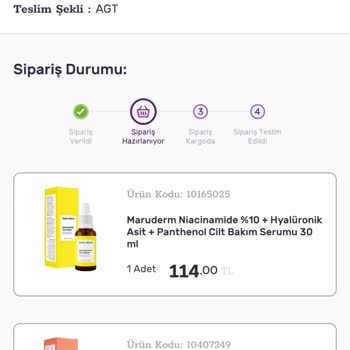 Gratis Uygulamasında Sipariş Verdim Ve Kargoya Teslim Edilmedi