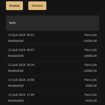 Casinoturka Çekim Talebime Red Veriyor!