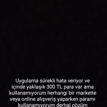 Hadi TOM Pay Hadi Kartımdaki Parayı Kullanamıyorum