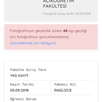 AÖF Kayıt Yenilememe Rağmen Pasif Öğrenci Görünüyorum.
