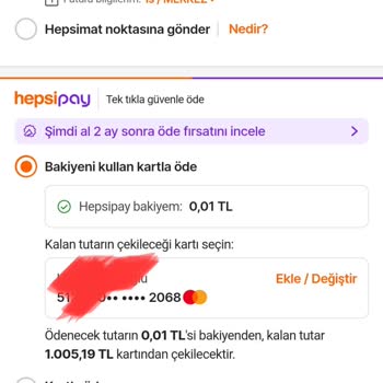 Ziraat Bankası'nın Hepsiburada Sitesine Uyguladığı Kısıtlama H. K