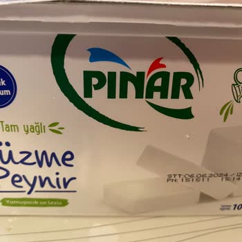 Pınar Et ve Süt Marketten Satın Alınan Süzme Peynirde Küf Sorunu