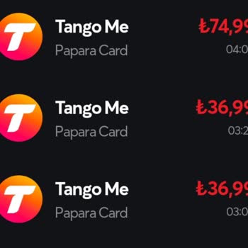Tango Live Papara Kartımdan İzinsiz Para Çekildi!