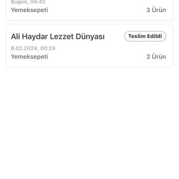 Yemek Sepeti Mağduriyeti