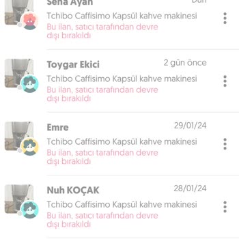Letgo Aktive Olmayan Mesajlar/ilanlar