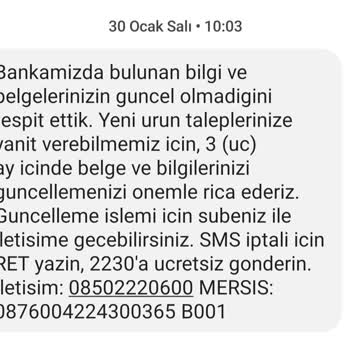 ING'nin Şubeye Çağırması