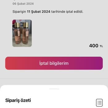 Gardrops Parayı İade Yapılmadı