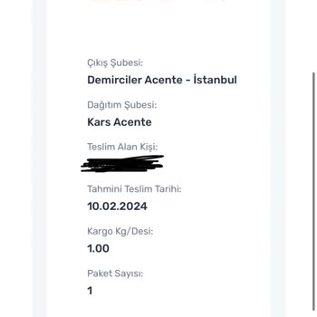 Sürat Kargo Kargomu Teslim Etmeden Teslim Edildi Yazmış