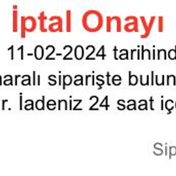 SPX Sipariş İptali İşlemi