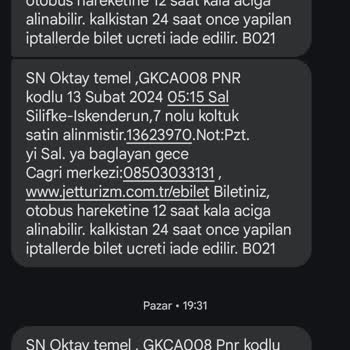 Hatay Jet'ten Beklenmedik Yolculuk Hayal Kırıklığı