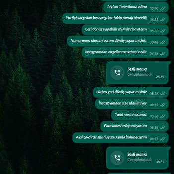 Aybarlar Ayna (Instagram) Aybarlar Ayna Ödeme Sonrası Engelliyor