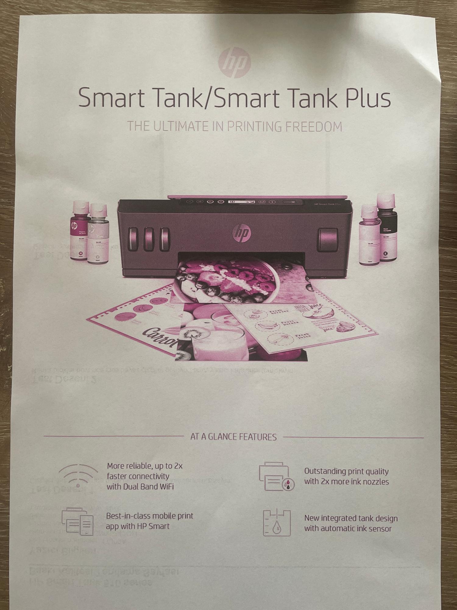 HP Smart Tank 515 Yazıcım Pembe Tonlarında Baskı Yapıyor - Şikayetvar