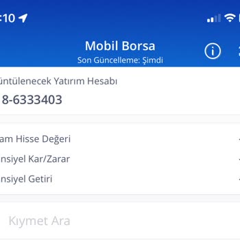 İş Bankası Borsa Ekranı Teknik Arıza