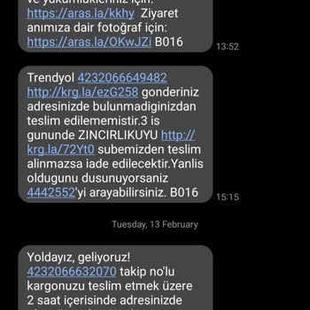 Aras Kargo Kargom Bir Sonraki İş Günü Getirilmedi