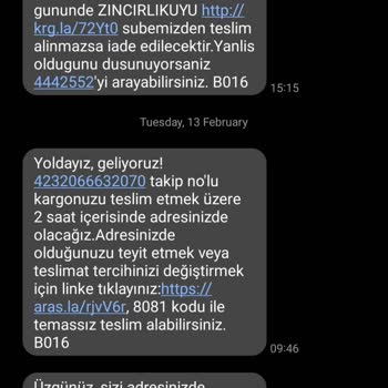 Aras Kargo Kargom Bir Sonraki İş Günü Getirilmedi