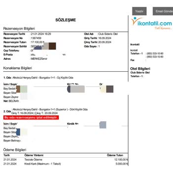 Club Sideris Para İadesinin Yatmaması