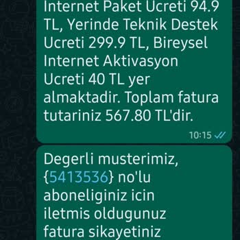 Millenicom Fatura Ücretlerindeki Haksız Yükseklik