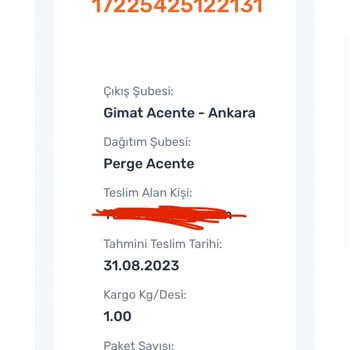 Sürat Kargo (kargom Kayıp Ve Para İadesi 169 Gündür Yapılmadı)