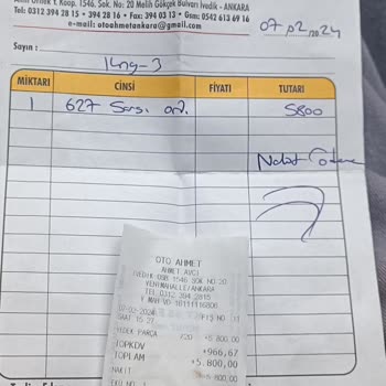 Oto Ahmet Yedek Parça Satıcısı