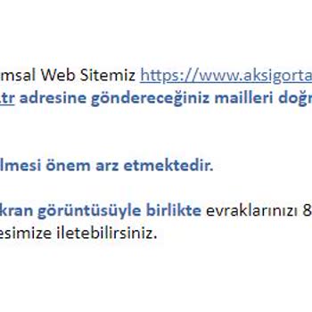 Aksigorta '' Poliçe Yaparsan Pişman Olursun''!
