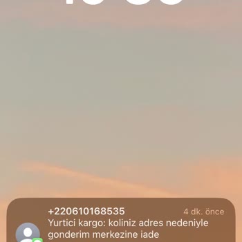 Şüpheli Mesaj Kontrolü Talebi