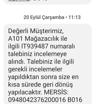 A101'e Hakkımı Helal Etmiyorum