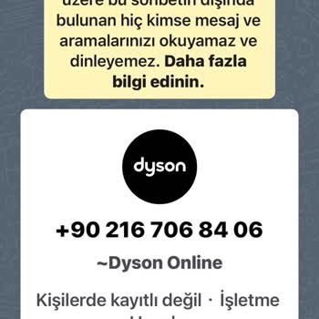Dyson Müşteri Hizmetleri Güven Sorunu