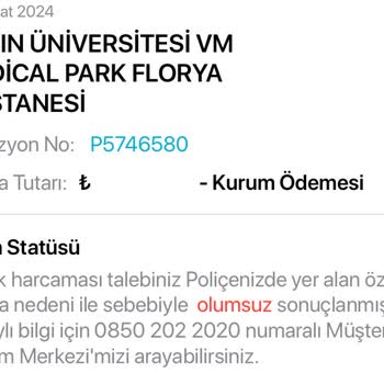 Türkiye Sigorta Mağduriyet (Tamamlayıcı Sigortası)