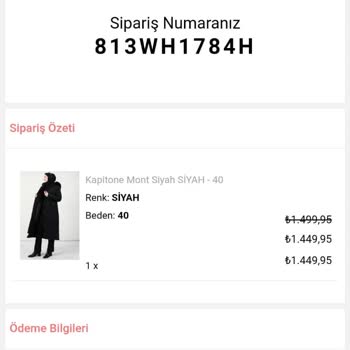 Liza Giyim Ödeme Sorunu. Müşteri Hizmetleri Diye Bir Şey Yok