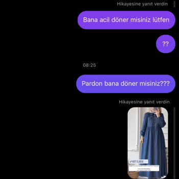 Emin'Elif Müşteri Hizmetleri Dönmüyor