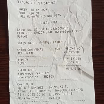 A101 Hatalı Fatura Kesiyor