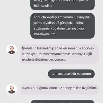 Vodafone Ev İnterneti Oyalaması
