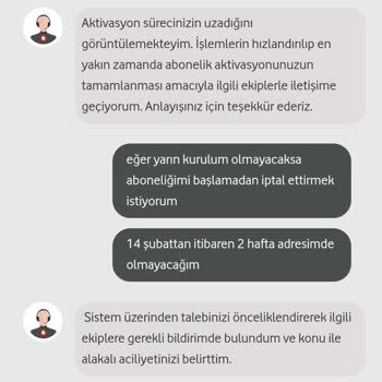 Vodafone Ev İnterneti Oyalaması