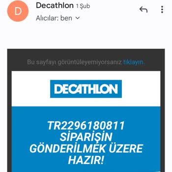 Decathlon Para İade Edilmedi