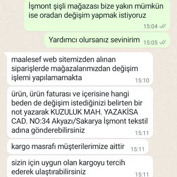 İşmont Tekstil İşmont Müşteriye Eziyet Hizmetleri