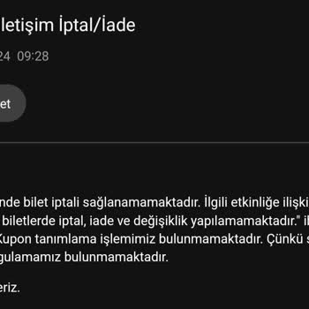 Bubilet İsimli Siteden Alınan Biletler İptal Veya İade Edilmiyor