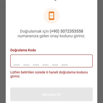 Trendyol Telefon Numarama Onay Kodu Gelmiyor