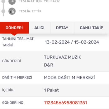 D&R'dan Verdiğim Sipariş Ve Kargomsende Firmasının Kargoyu Yok Etmesi!