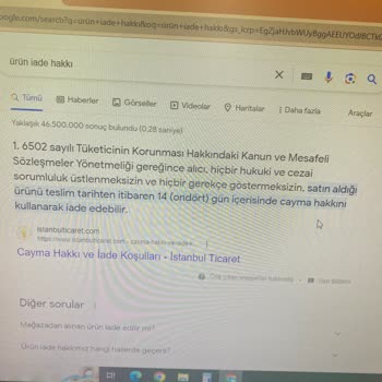 Tergan Da Cayma Hakkı Yok. Yasalar Çiğneniyor...