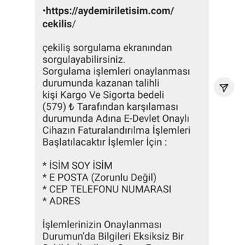 Aydemir İletişim (aydemiriletisim.com) Çekilişi