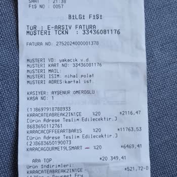 Karaca Züccaciye Karaca Ürünümü Teslim Etmiyor