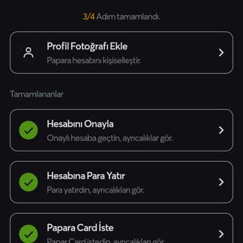 Papara Sözleşmeli Hesap Hata Limiti Hatası