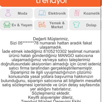 Trendyol Pişmanlıktır. Kendi Bünyesinde Ki Markalara Dahi Ulaşamıyor