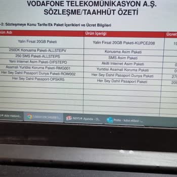 Vodafone Hat Teslimiyet Olmaması