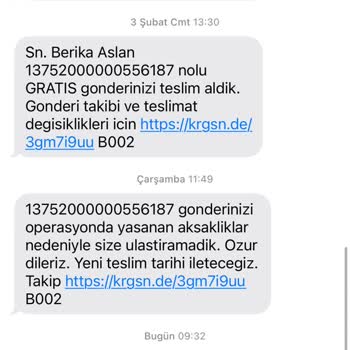 Kargomsende Firması Kargomu Teslim Etmiyor!