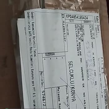 Pazarama Fırat Toptan Selçuklu Konya Yanlış Ürün Gönderdi!