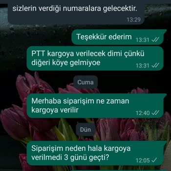 Leyan Butik (Butikleyan) Siparişim Kargoya Verilmiyor