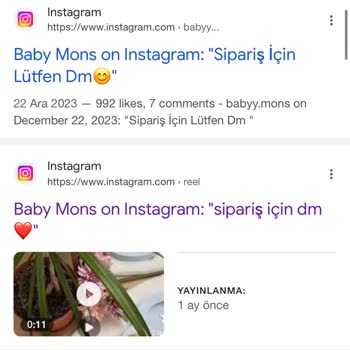 Babyy.mons (Instagram) Bebek Süsleri Satışında Güvensiz Deneyim