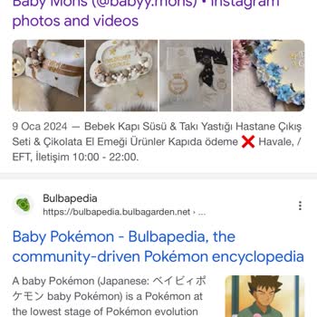 Babyy.mons (Instagram) Bebek Süsleri Satışında Güvensiz Deneyim