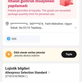Aliexpress'le Hiçbir Şekilde İletişime Geçemiyorum, Siparişlerime